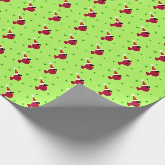 Cadeau Cool Cardinal Noël Fun Wrapper Papier (Coin)