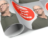 Cadeau COOL ! Papier à envelopper - Personnalisé (Coin rond)