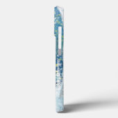 Cadeau coque iphone de Noël Bonne fête de pingouin (Verso / Gauche)