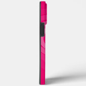 Cadeau coque iphone rose avec Coeurs Nom personnal (Verso / Droite)