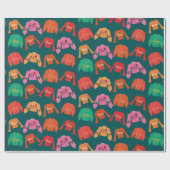 Cadeau Cosy pull papier d'emballage de Noël (Plat)