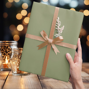 Cadeau Couleur de tendance - Rouleau de papier écorce rou