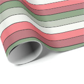 Cadeau Couleur Rouge Blanc Vert Noël Sur Papier Texté (Coin rond)