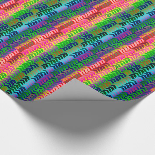 Cadeau Couleurs Arcs arc-en-ciel papier motif giftwrap (Coin)