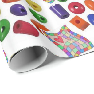 Cadeau Couleurs de papier d'emballage brillant
