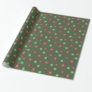 Cadeau Couleurs de papier d'emballage de Noël