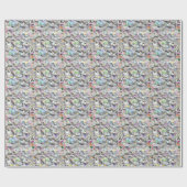 Cadeau Couleurs du papier d'emballage mat (Plat)