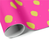 Cadeau Couleurs frappantes Papier à envelopper (Coin rond)