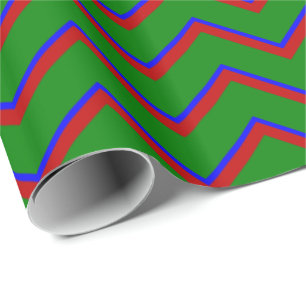 Cadeau Couleurs primaires - Papier d'enveloppement 16 cad