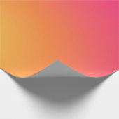 Cadeau Couleurs rose et jaune du papier d'enveloppement d (Coin)