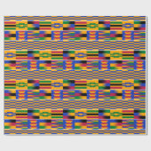 Cadeau Couleurs simples gaies Papier d'enveloppement Kent (Plat)