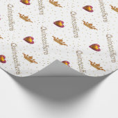 Cadeau Couronnes d'or et papier d'emballage de (Coin)