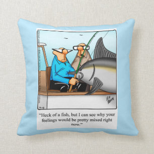 Cadeau Coussin de Humour de pêche