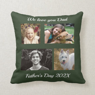 Cadeau Coussin modèle photo pour papa