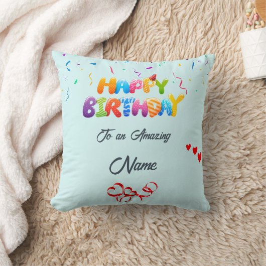 Cadeau Coussin personnalisé pour les célébrations (Couverture)