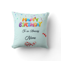 Cadeau Coussin personnalisé pour les célébrations 