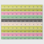 Cadeau Couture papier d'emballage de ruban (Plat)