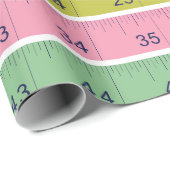 Cadeau Couture papier d'emballage de ruban (Coin rond)