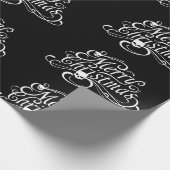 Cadeau Crâne gothique Joyeux papier d'enveloppement de No (Coin)