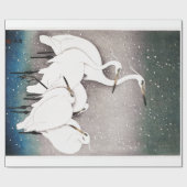 Cadeau CRANES JAPONAISES EN Papier D'Enneigement (Plat)