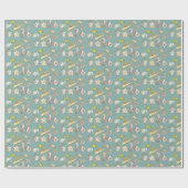 Cadeau Créatures du papier d'emballage océanique (Plat)