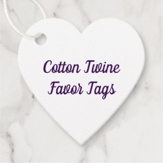Cadeau Créez vos propres étiquettes de faveur en ficelle