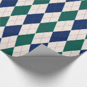 Cadeau Crème, vert et papier d'emballage à motifs de (Coin)