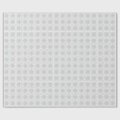 Cadeau Crochet gris acier Papier à envelopper (Plat)