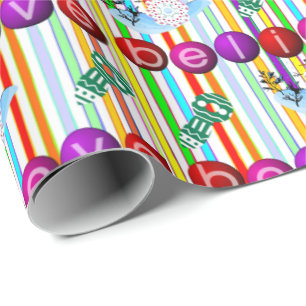 Cadeau Croire Snowman Wrapping Papier