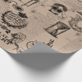 Cadeau Cru de style de papier d'emballage (Coin)