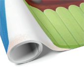 Cadeau Cupcakes Papier à écrêter (Coin rond)