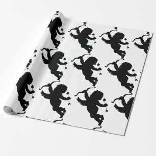 Cadeau CUPID SILHOUETTE Papier à envelopper pour la Saint