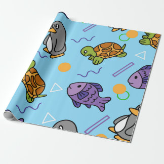 Cadeau Cute Animal Design Papier Motif transparent