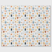 Cadeau Cute Animaux 11 Papier à envelopper (Plat)