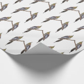 Cadeau Cute Cockatiel Frenzy Wrapper Papier (Coin)