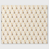 Cadeau Cute Hérisson Anniversaire Papier à envelopper Por (Plat)