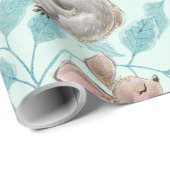 Cadeau Cute Koala, Kangaroo Bébé papier d'enveloppement v (Coin rond)