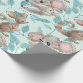 Cadeau Cute Koala, Kangaroo Bébé papier d'enveloppement v (Coin)