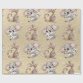 Cadeau Cute Koala, Kangaroo, Papier d'emballage à huile d (Plat)