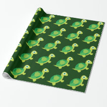 Cute Lil Turtle Guy Papier Motif