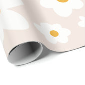 Cadeau Daisy 1er Anniversaire Papier d'enveloppement (Coin rond)