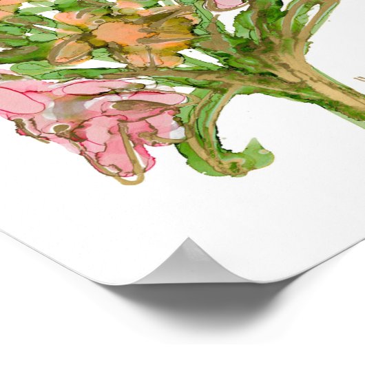 "Cadeau d'amour" Impression de la peinture de l'âm (Coin)