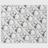 Cadeau "Dancing Hen" Abstract Design Papier à envelopper (Plat)