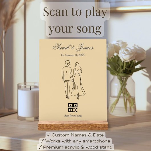 Cadeau d'anniversaire code QR de notre chanson min