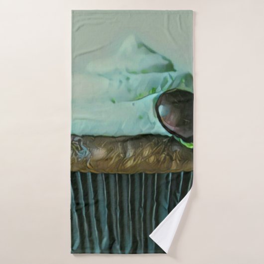 Cadeau d'anniversaire de crème glacée (Serviette de bain)