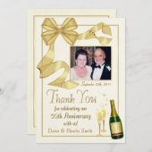 Cadeau d'anniversaire de Merci cinquantième - (Devant / Derrière)