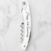 Cadeau d'anniversaire personnalisé ouvre-bouteille (Devant)