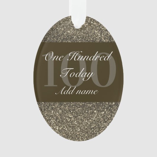 Cadeau d'anniversaire personnalisé spécial 100e (devant)