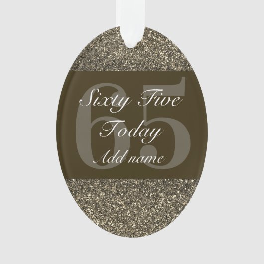 Cadeau d'anniversaire personnalisé spécial 65e (devant)