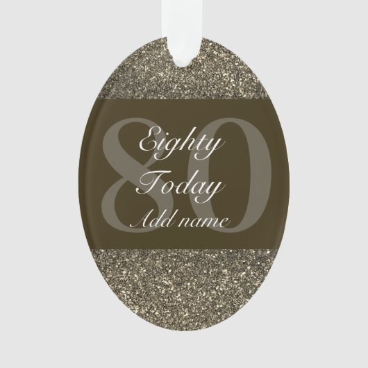 Cadeau d'anniversaire personnalisé spécial 80e (devant)